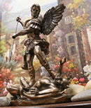 Ebros Saint Archangel Michael Piercing Lucifer With Spear Decor Figurine 10.25"H