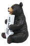 Ebros Rustic Forest Black Bear with Arrow Sign AIM Decorative Toilet Figurine