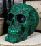 Day of The Dead Greenman Ent Green Petal Leaves Flora Fauna Skull Figurine