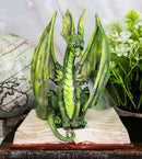 Amy Brown Fantasy Green Rune Book Dragon Of Bibliography Figurine Decor Statue