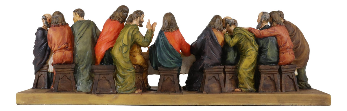 Ebros Da Vinci The Last Supper Of Jesus and Disciples Holy Communion Figurine 12.25"L