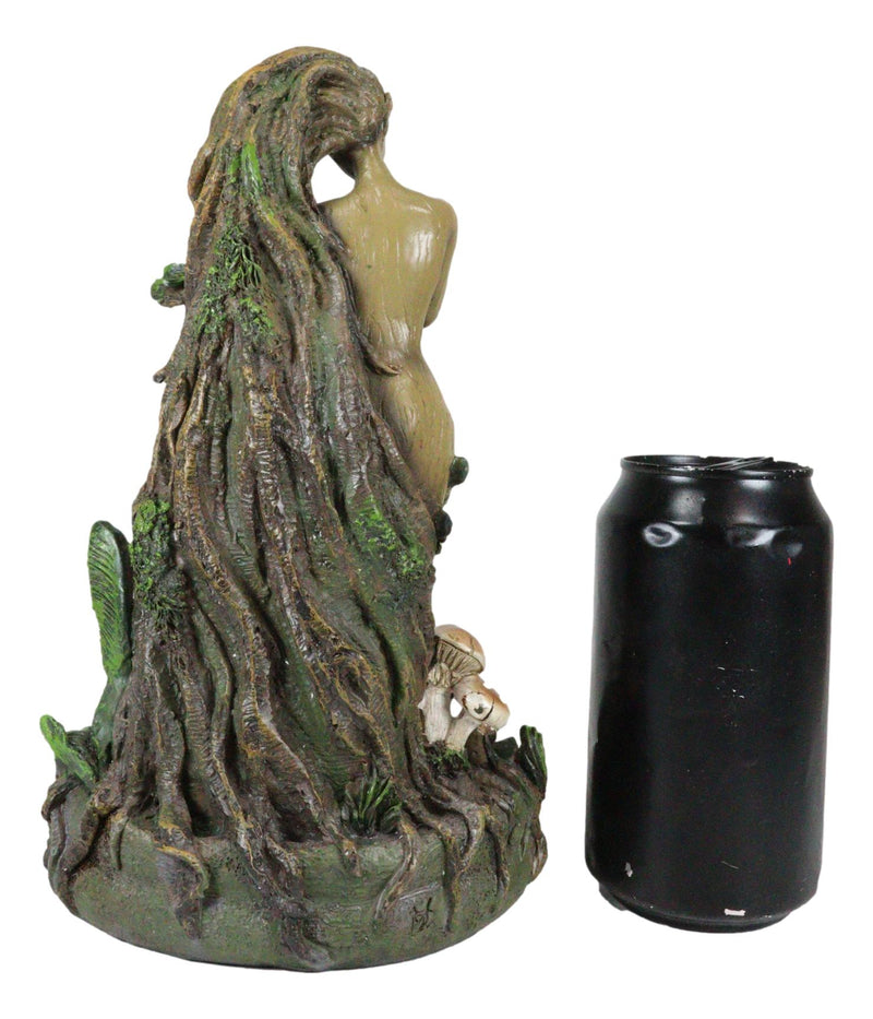 Forest Celtic Greenman Tree Woman Gaia Ent Backflow Incense Cone Burner Decor