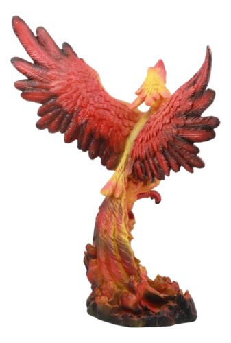 Ebros Fawkes Resurrection of The Phoenix Fire Bird Statue Symbol of Transformation and Rebirth Figurine - Ebros Gift