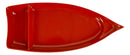 Pack Of 8 Japanese Omakase Style 10"L Red Melamine Sushi Boat Serving Plates