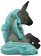 Ebros Whimsical Fairy Tale Pegasus Horse Figurine Shelf Decor (Aqua Blue Delphi)