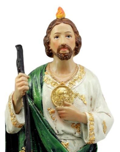 Ebros Gift Saint Jude Thaddeus Statue The Apostle & Brother of Jesus Holy Ghost Decorative Figurine 12.25" Tall