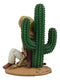 Day of The Dead El Borracho Drunk Desert Bandit By Cactus Skeleton Statue