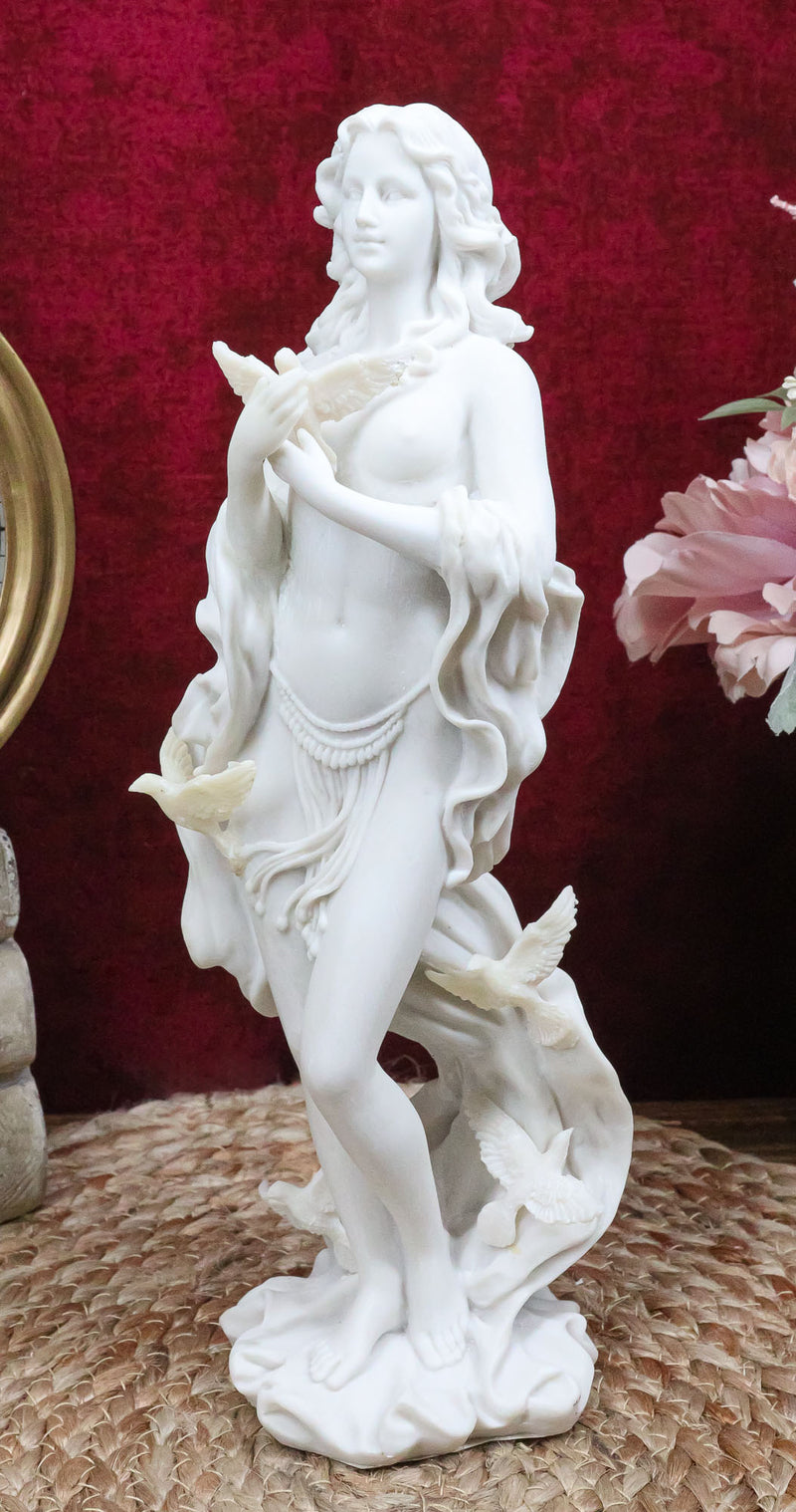 Ebros Nude Aphrodite With Doves Figurine Greek Goddess Of Beauty And Sex Venus 11.5"H