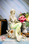 Ebros Ocean Turquoise Mermaid Sitting On Starfish Coral Bed Rock Figurine 13"H