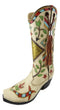 Rustic Western Crosses Arrows Stars Tassel Frills Cowgirl Boot Vase Figurine
