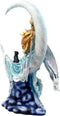 Ebros Large Celestial Moon Water Elemental Fairy Statue 11"H By Nene Thomas