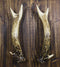 Set of 2 Oversized Western Rustic Stag Deer Antlers Barn Door Bar Pull Handles
