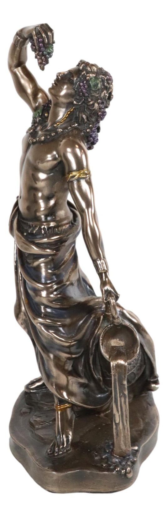 Ebros Greek Olympian God Bacchus Dionysus Statue Wine & Ecstasy Deity Figurine 11"H - Ebros Gift