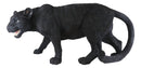 Grand Scale Realistic Black Panther Jaguar Leopard Prowling Statue 31"Long