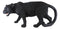Grand Scale Realistic Black Panther Jaguar Leopard Prowling Statue 31"Long