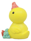 Furry Bones Bubbles Bob The Rubber Duck Figurine Yellow Ducky Hooded Skeleton