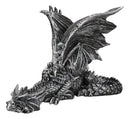 Silent Killer Gothic Prowling Dragon With Open Wings Shelf Sitter Figurine