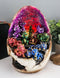 Ebros Geode Dragon Egg LED Light Display Stand with 12 Baby Dragons Figurine Set