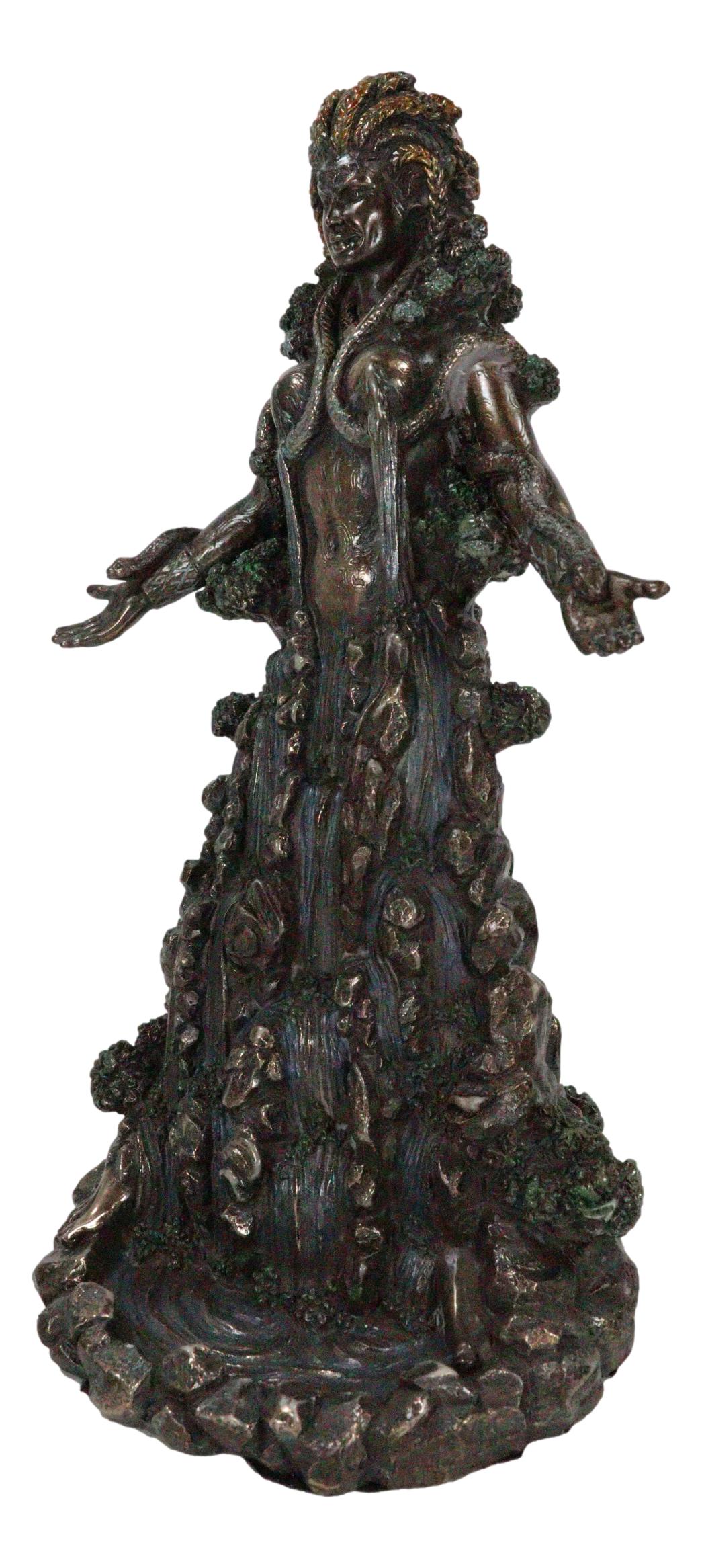 Irish Triple Goddess Danu Statue Mother Earth Goddess Don Gaia Wiccan Figurine - Ebros Gift