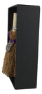 Wicca Occult Witch Broom Magick Broomstick With Pentagram Pendant Lucky Charm