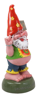 Ebros Free Spirited Hippie Garden Old Fat Mr Gnome Statue Keep On The Grass