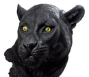 Ebros Large Black Panther Head Wall Decor Plaque 16"Tall Jaguar Wall Bust Plaque