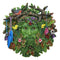 Ebros Brigid Ashwood Colorful Nature Spirit God Celtic Greenman Hanging Wall Decor Plaque 12" High Wiccan Tree of Life Forest Tree Ent Decorative Sculpture Mythical Fantasy Cernunnos Horned God