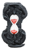 Invertible "Chronos" Gothic Twin Dragons Sand Timer Figurine Dragon Hourglass 8"