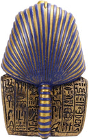 Ebros Golden Cobra and Vulture Mask of Pharaoh King TUT Bust Statue 4.75" Tall