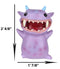Underbedz Blue Horned Toothed Purple Polkadot GuGu Monster Small Figurine