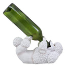 Ebros Purebreed Pedigree Canine White Poodle Dog Wine Bottle Holder Figurine