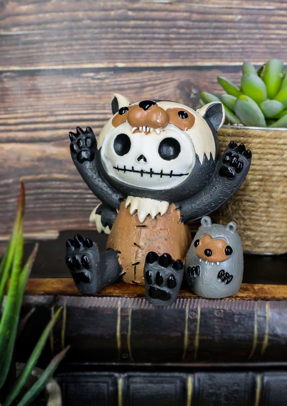Furrybones Wolfie Figurine Wolverine Costume 4 Inch Tall Collectible Statue