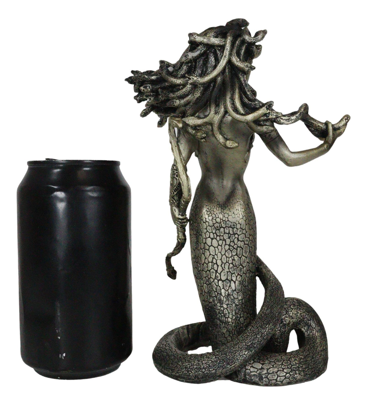 Greek Demonic Goddess The Temptation Of Medusa Statue Luring Gorgon's Gaze - Ebros Gift