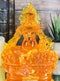 Feng Shui Zen Fortune Aditta Sutta Gautama Burning Buddha Acrylic Figurine
