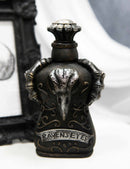 Ceramic Witchcraft Mad Doctor Skeleton Claws Poe Ravens Eyes Skull Potion Bottle