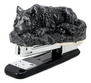 Gothic Resting Alpha Wolf Stapler Office Desktop Accessory Totem Wolf Spirit