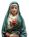 Ebros Gift Our Lady Of Seven Dolors Figurine Mother Of Sorrows Mater Dolorosa Sculpture 6.75" H