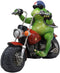 Ebros 10" Long Born to Ride Freedom Patriotic USA Frog Riding Red Chopper Motorcycle Bike Statue Biker Frogs Toads with American Flag Bandanna Home Decor Accent - Ebros Gift