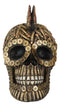 Steampunk World War Ammo Rifle Bullet Shell Casings Morphing Gold Colored Skull