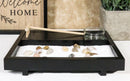 Wu Xin Meditation Zen Garden Set Rocks And Sand Garden With Rake & Candleholder