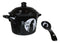 Wicca Full Moon Black Cat Feline Hungry Fine Bone China Bowl With Spoon And Lid
