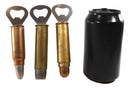 Pack Of 3 Western Rustic Bullet Shell Casings Ammo Hand Beer Bottle Openers