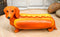 Cute Doxie Collection Hot Dog Wiener Ketchup And Mustard Dachshund Figurine 6"L