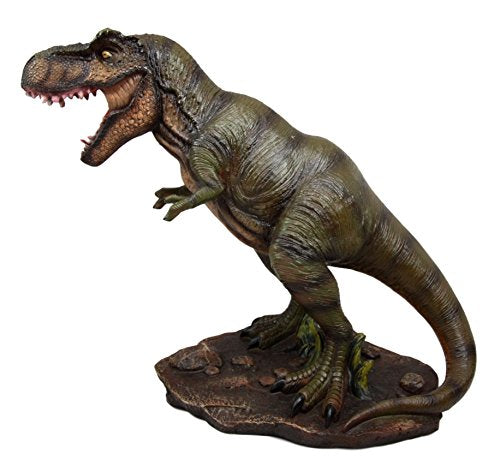 Ebros Jurassic Era Apex Predator Tyrannosaurus Rex Statue Dinosaur T-Rex Figurine 12" H - Ebros Gift