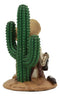 Day of The Dead El Borracho Drunk Desert Bandit By Cactus Skeleton Statue