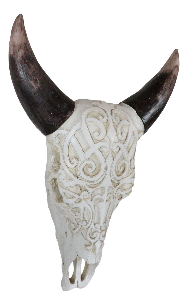 Rustic Country Tooled Filigree Steer Bull Cow Skull LED Light Wall Decor Plaque