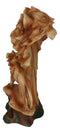 Ebros African Safari Lion Bust Statue 9"H Lion King Pride Rock Faux Wood Resin