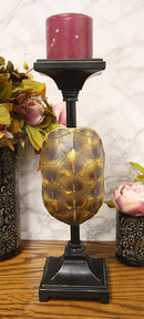 Ebros Large Nautical Reptile Tortoise Turtle Shell Pillar Candle Holder Statue 15"H