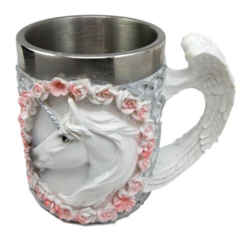 Ebros Sacred Bridal Unicorn Mug Drink Beer Stein Tankard Coffee Cup 4.25"H