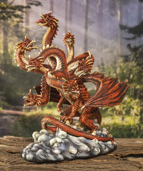 Quest Of Perseus Red 7 Headed Volcano Hyperion Hydra Dragon
